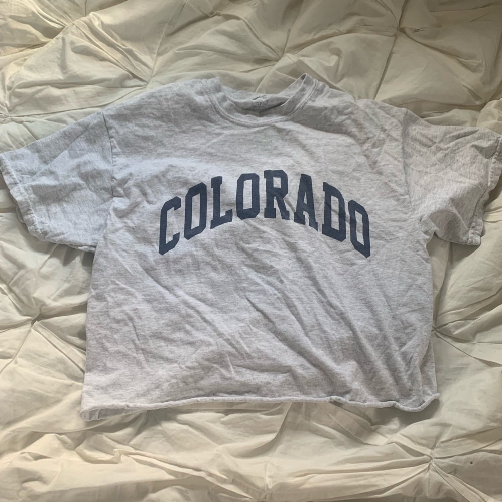 Brandy Melville Colorado cropped t-shirt!